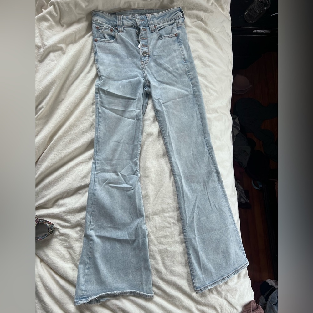 American Eagle Super High Rise Flare